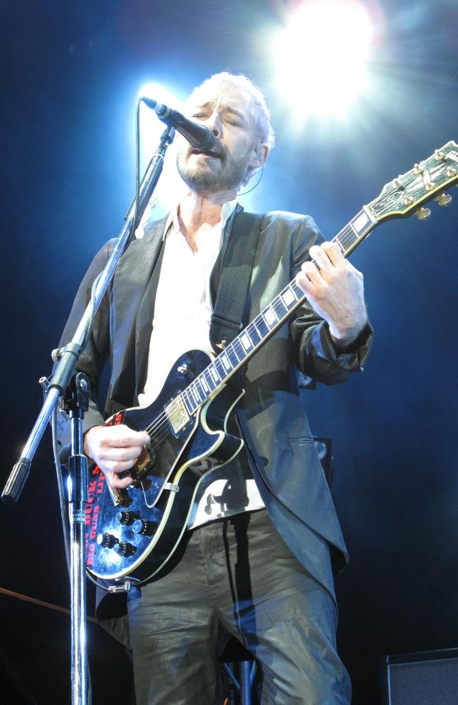 Daniel Johns from Silverchair on stage at regional music festival Groovin' The Moo in Maitland, in 2010.