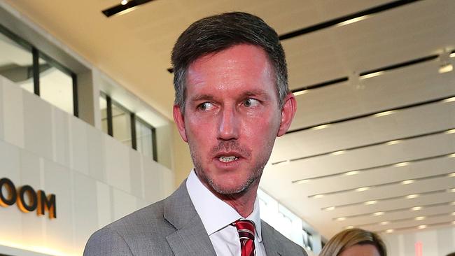 QLD Labor Minster Mark Bailey . (AAP Image/Jono Searle)