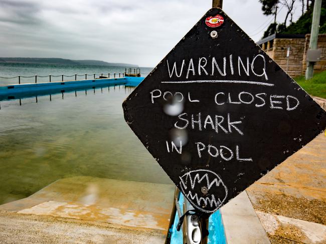 A sign outside the pool. Picture: RitaKluge.com