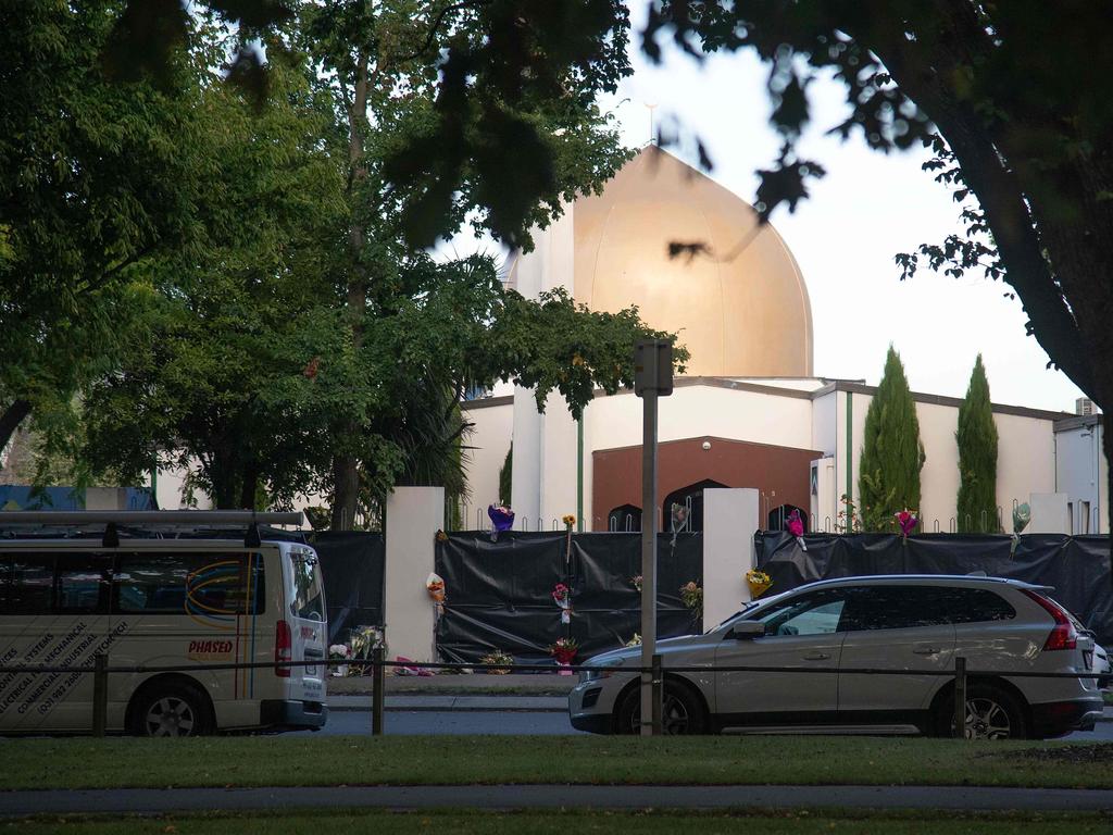 The Dean Avenue mosque on Sunday, March 17, 2019 in Christchurch, New Zealand. Picture: Marty Melville