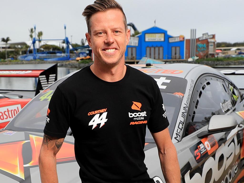 40-year-old James Courtney has grown up a long way from the picture above.