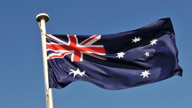 AUSTRALIA DAY: flag.