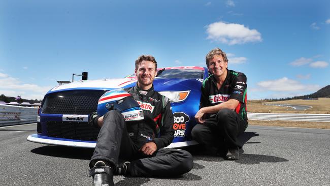 Aaron Seton with dad Glenn Seton. Picture: Nikki Davis-Jones