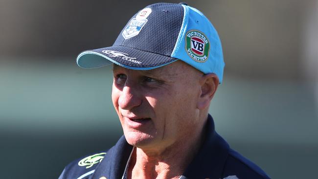 Peter Sterling during NSW State of Origin training. Photo: Brett Costello