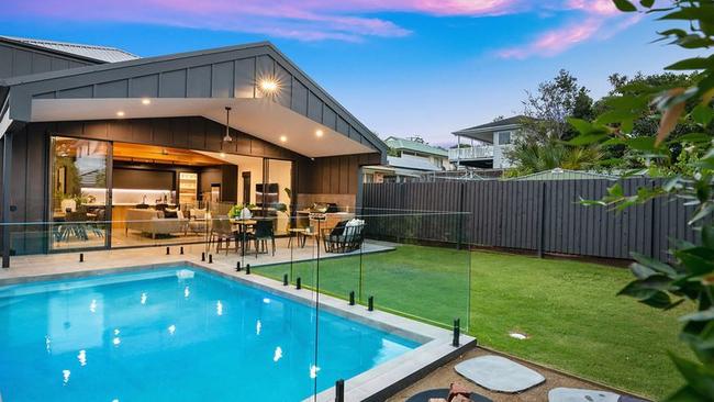 This contemporary home at 63 Akala Street, Camp Hill, is going to auction this weekend.