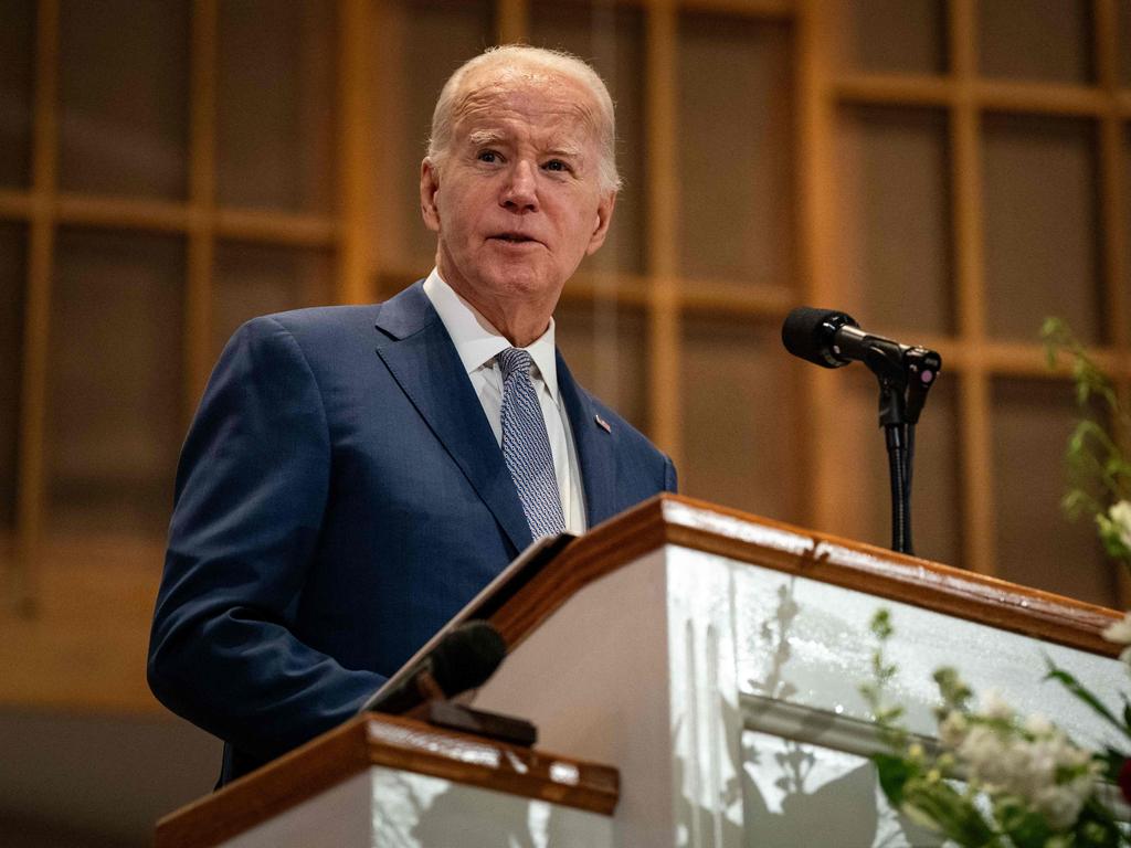 President Biden called the killed troops ‘patriots in the highest sense’. Picture: Kent Nishimura/AFP