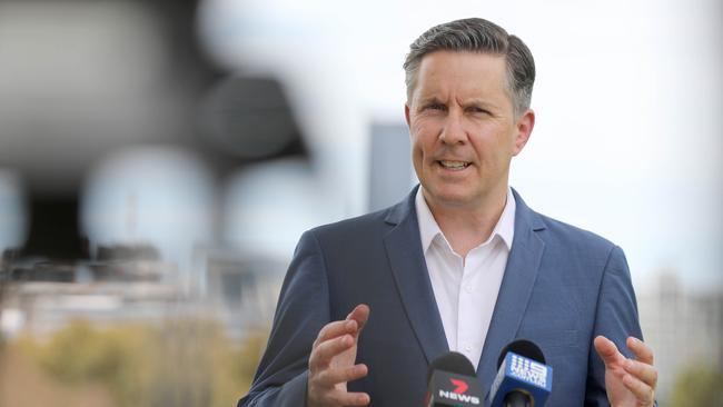 Butler did it: Labor’s Mark Butler reckons a federal ICAC will get rid of rorts. Picture: NCA NewsWire / Dean Martin