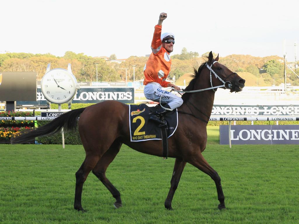 Who Shot Thebarman after winning the Sydney Cup. (Photo by Mark Evans/Getty Images)