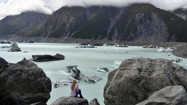 Tasman Glacier.