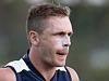  Melbourne Demons v Geelong Cats. in Alice Springs. .Pic Wayne Ludbey, Joel Selwood runs off in the first quarter. 