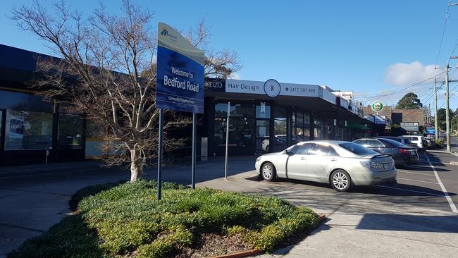 The Bedford Rd shops in Ringwood East. Picture: Kiel Egging.