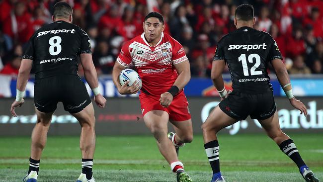 Jason Taumalolo would have retired from international football had the standoff with the Tongan board not been resolved. Picture: Fiona Goodall/Getty Images