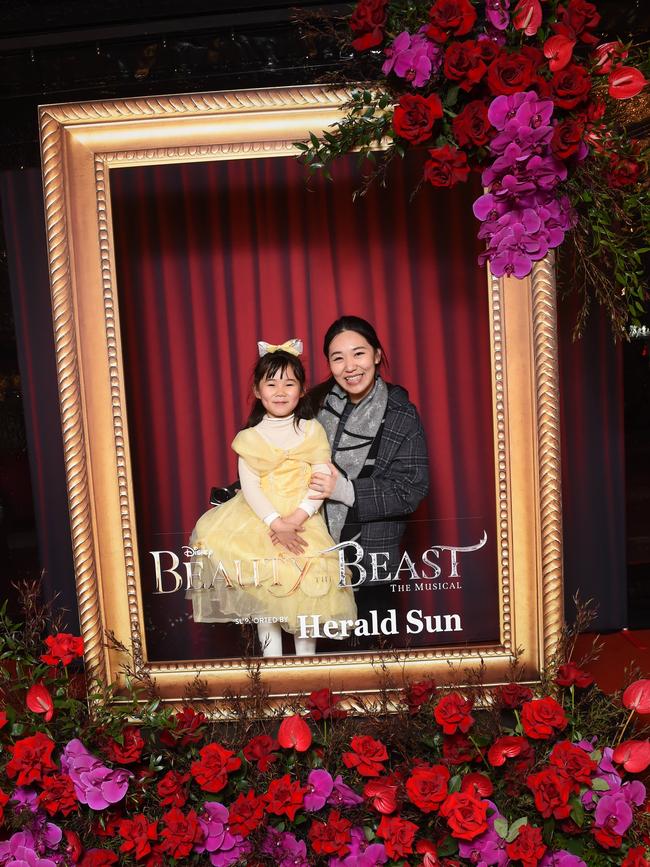 Opening night: Beauty and The Beast at Her Majestys Theatre, Melbourne. Picture: Josie Hayden