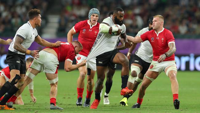 Wales struggled to keep track of Radradra. Photo: Koki Nagahama/Getty Images