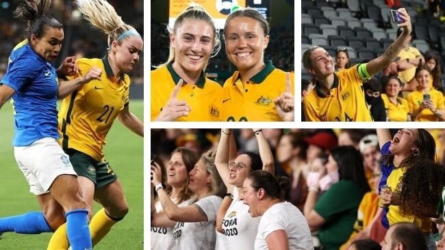 The Matildas played Brazil as international sport returned to Sydney.