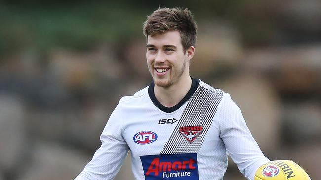 Zach Merrett has a tough draw coming up, but represents a POD SuperCoach pick in midfield. Picture: Michael Dodge/Getty Images.