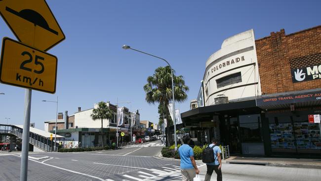 A photo of the Granville town centre.