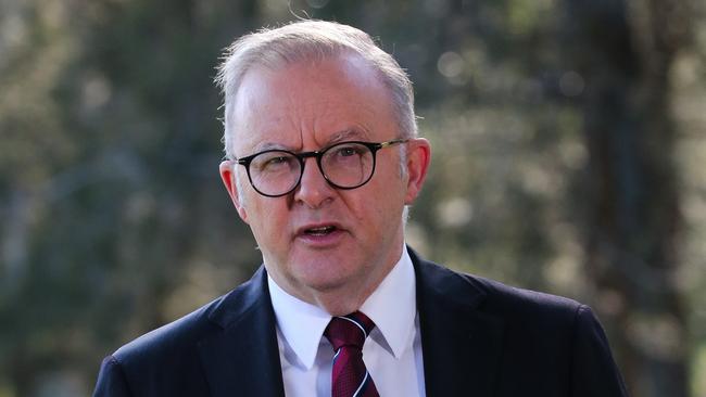 Prime Minister Anthony Albanese confirmed the Australian Embassy in Moscow was working to get details of Mr Jenkins’ detainment. Picture: NewsWire / Gaye Gerard