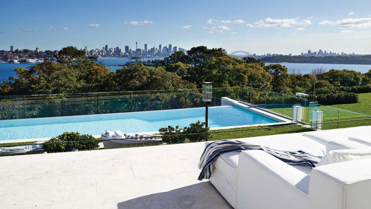 The view from a compound strung together by James Packer.