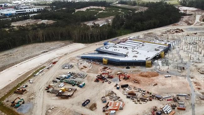 The Coomera Town Centre under construction. Pictures: Westfield.