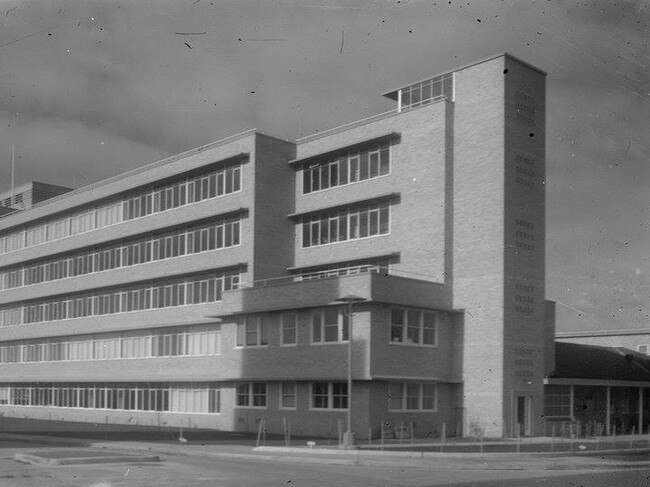 An archived picture of Footscray Hospital from Eleanor St . Picture: Supplied