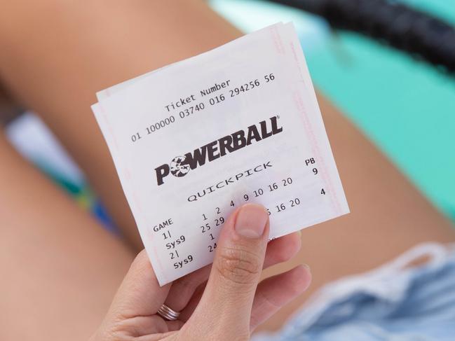 Powerball lotto lottery jackpot stock images. Picture: TheLott.com