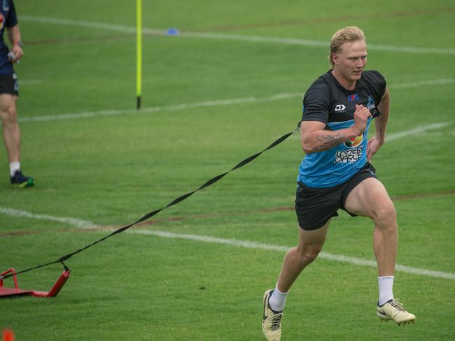 Gordon has impressed the Titans with his size, work ethic and ball skills. Picture: Glenn Campbell