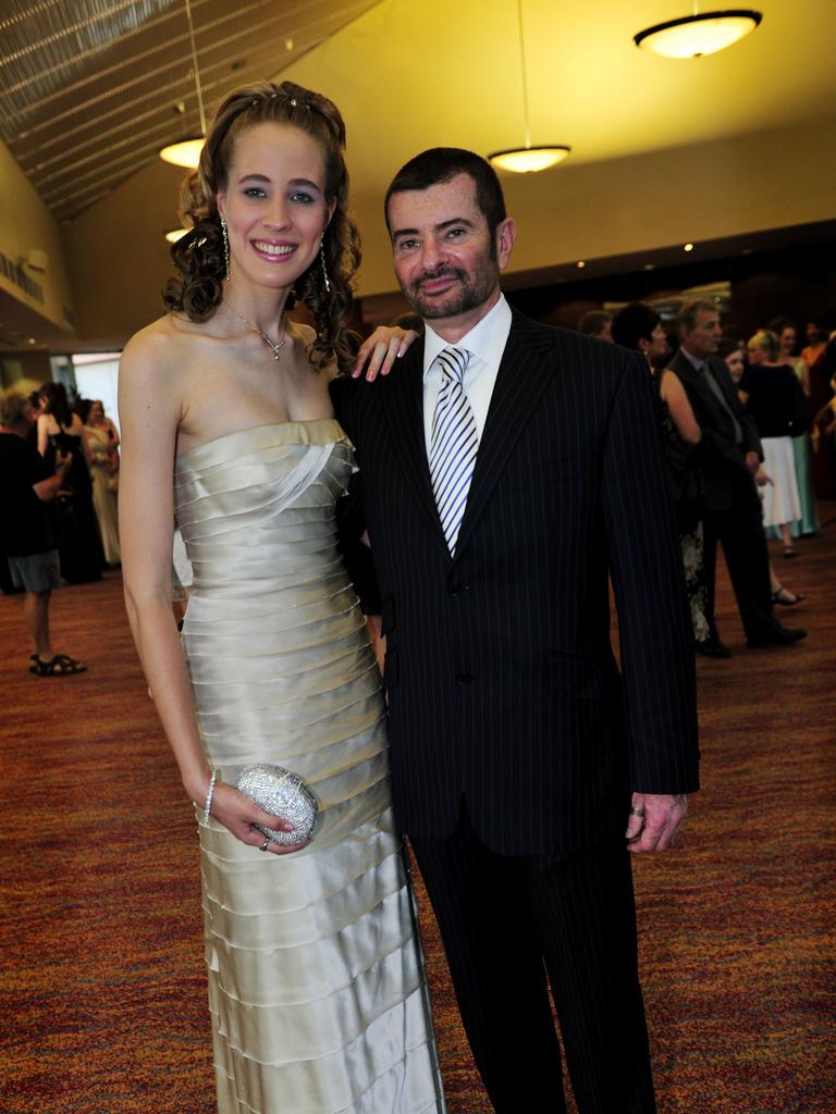 Alex Stephens and Rob Keating at the 2010 St Philip’s College formal at the Alice Springs Convention Centre. Picture: NT NEWS