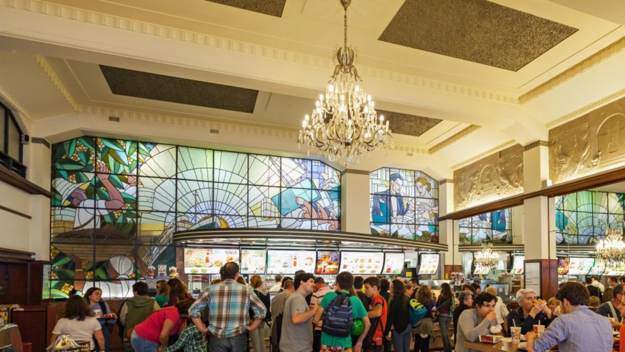 McDonald's in Porto is in the Art Deco Cafe Imperial building. Picture: Alamy