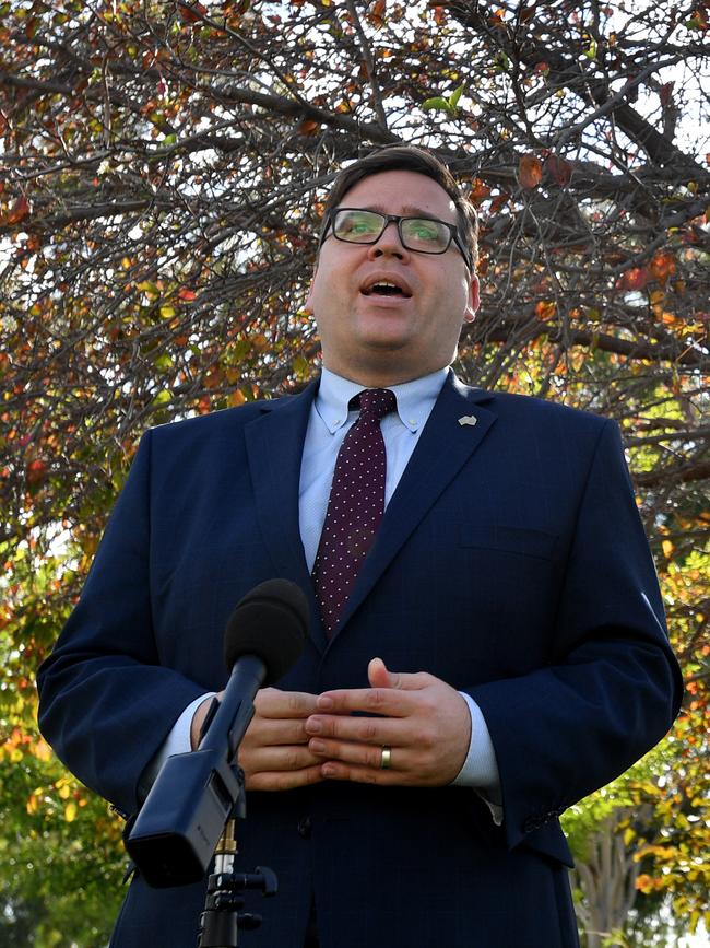 SA Minister for Education and Child Development John Gardner. Picture: AAP Image/David Mariuz