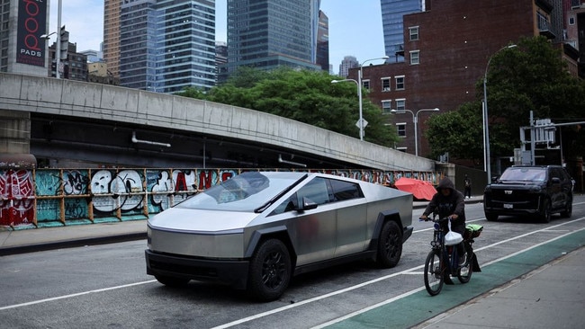 The Cybertruck, Tesla’s newest electric vehicle, hit the market in November. PHOTO: AGUSTIN MARCARIAN/REUTERS