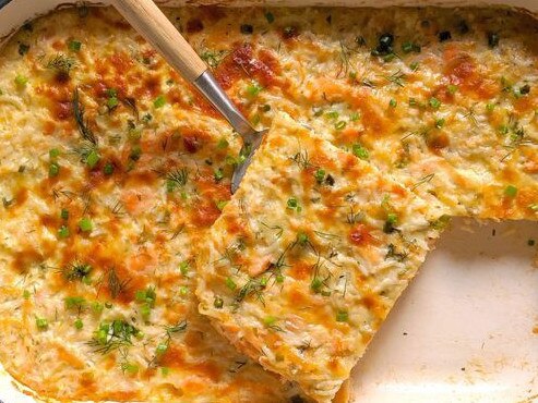 Healthier salmon slice.