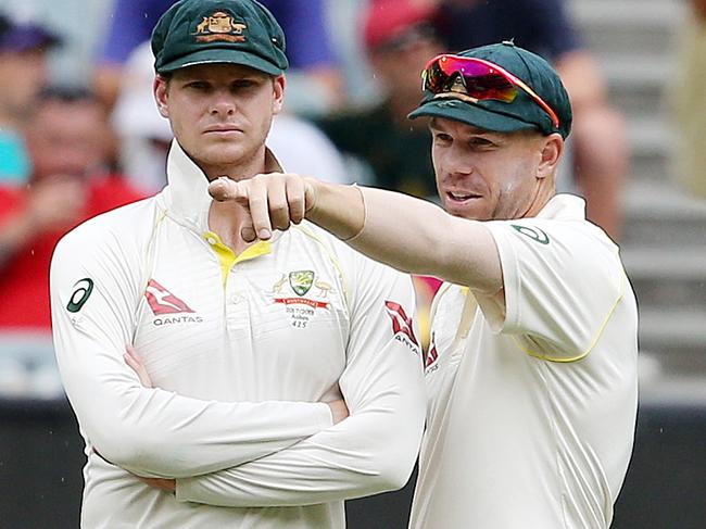 Steve Smith and David Warner will join their Australian teammates in Brisbane for a training camp. Picture: Michael Klein