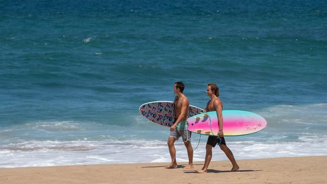 Sydneysiders enjoyed a couple of days of heat in mid-September but a top of 28 degrees would be the city’s fourth warmest day since early April. Picture: NCA NewsWire / James Gourley