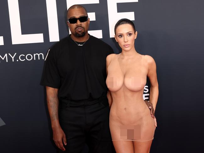 West says he has “dominion over my wife” after their Grammys stunt. Picture: Matt Winkelmeyer/Getty Images