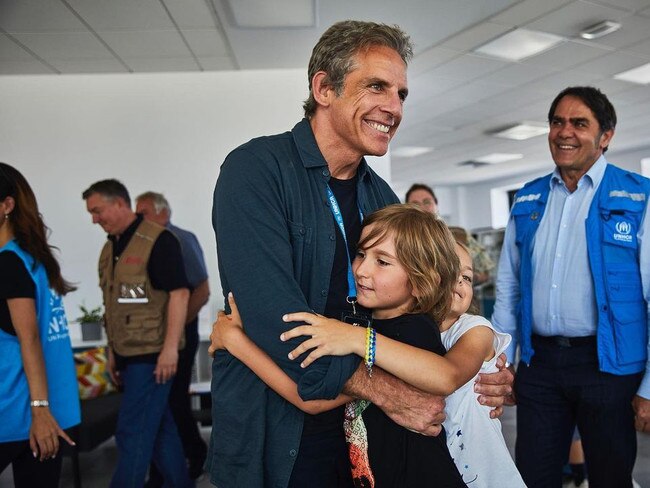 Ben Stiller on a trip to Poland to meet Ukraine refugees.