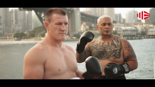 Fighting words between Paul Gallen and Mark Hunt