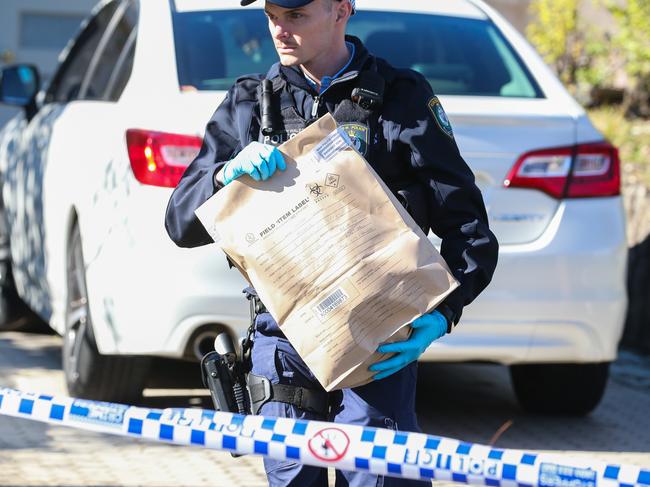 The couple’s Damon Avenue neighbours first realised something was wrong when emergency services descended on the street. Picture: Daily Telegraph/ Gaye Gerard