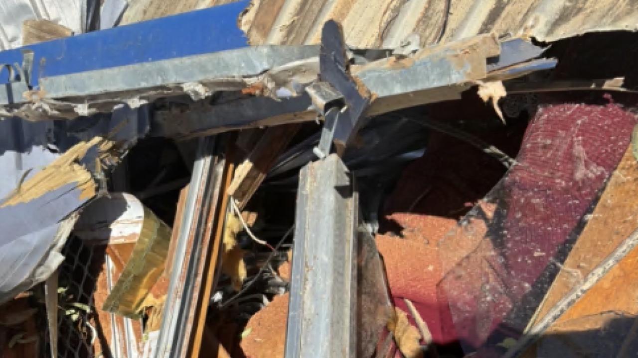 Pamela and David had their Murray River home destroyed by the falling tree.