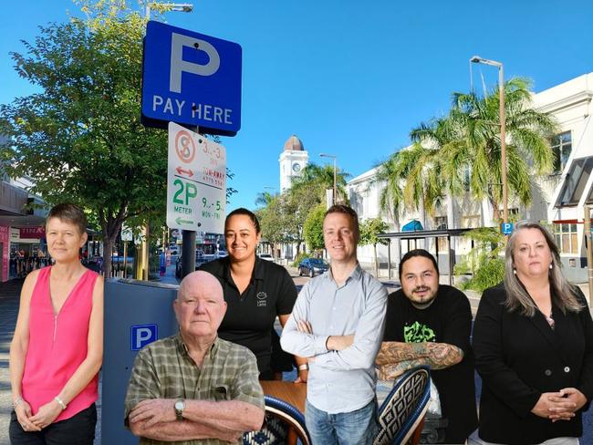 CBD businesses are unhappy with the Townsville City Council's decision to double parking fees, according to a survey by the Townsville Bulletin. Pictures: Supplied.