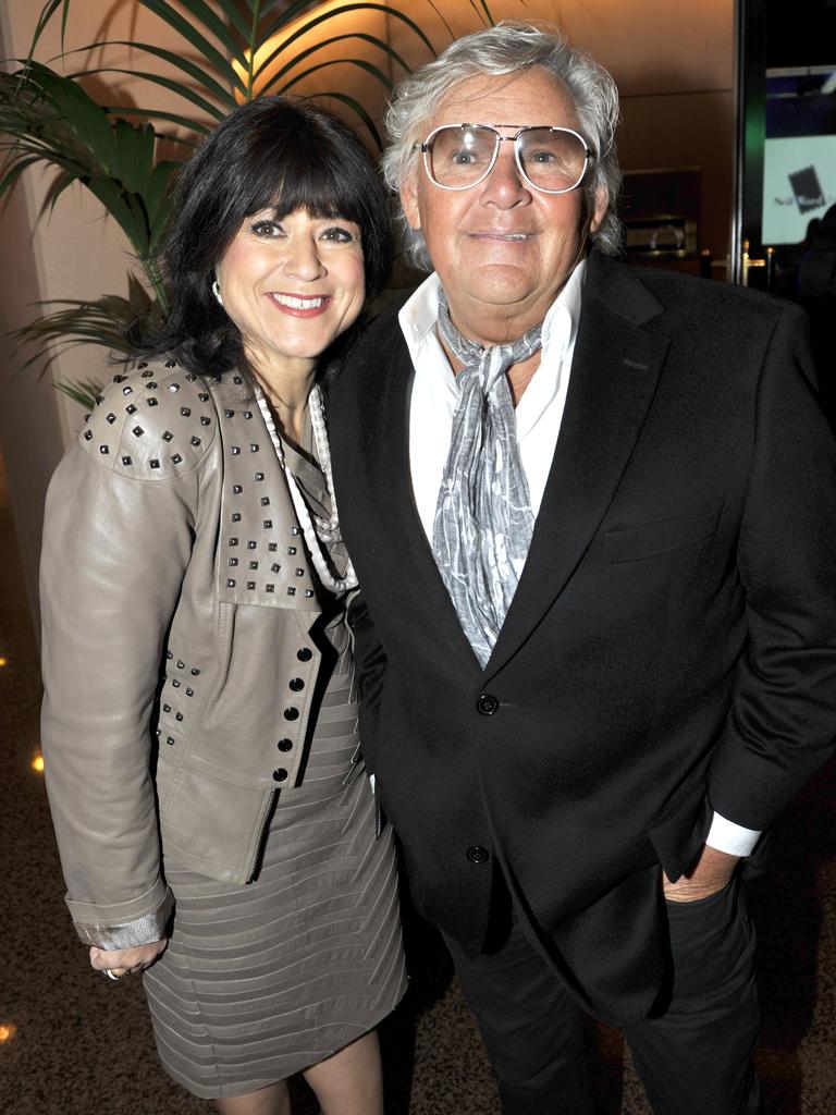 Evelyn Kakoufas with Harry at an AMSF luncheon at the Intercontinental Adelaide.