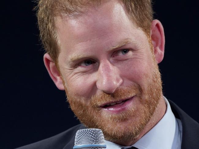 NEW YORK, NEW YORK - SEPTEMBER 23: Prince Harry, Duke of Sussex speaks onstage during the 2024 Concordia Annual Summit at Sheraton New York Times Square on September 23, 2024 in New York City. (Photo by Riccardo Savi/Getty Images for Concordia Summit)