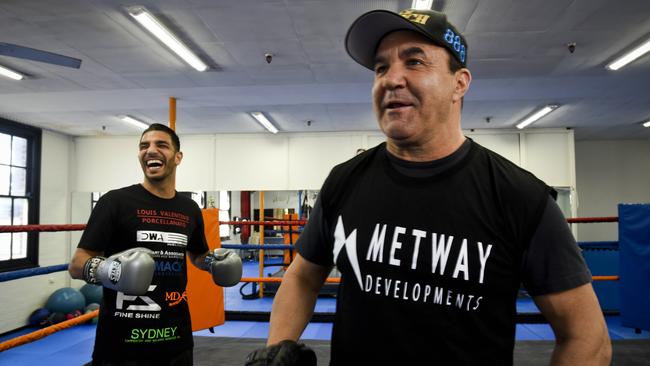 Jeff Fenech is sick of watching the “jumper-pulling shit” that has replaced fighting in rugby league. Picture: Dominic O'Brien