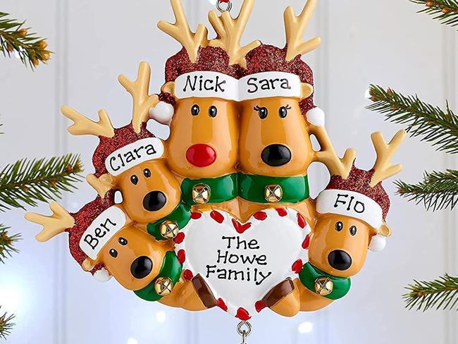 Christmas decoration personalised to your family