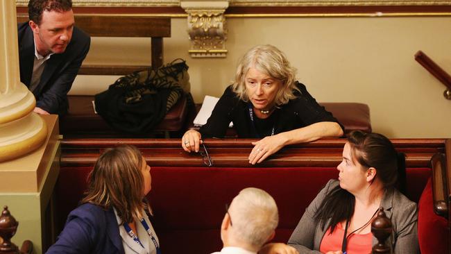 Exhausted Upper House MPs have been debating for Picture: Michael Dodge. Source: Getty Images.