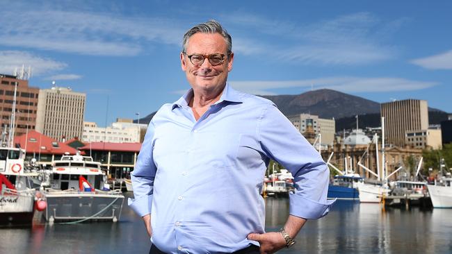 Former ambassador to China Geoff Raby in Hobart. Picture: Nikki Davis-Jones