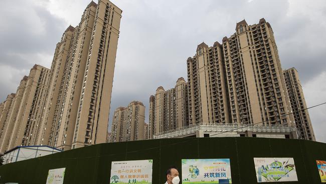 The Evergrande Changqing community in Wuhan. Picture: Getty Images