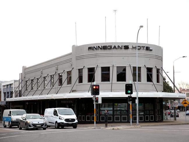 The Newcastle Covid cluster is expected to grow after authorities warned anyone who attended Finnegan’s Hotel from 6.30pm Friday December 10 to 2.30am Saturday December 11 is now a close contact. Picture: Peter Lorimer.