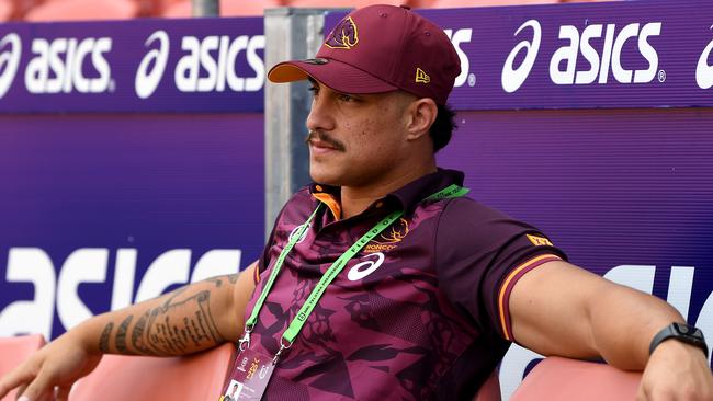 Sidelined Broncos centre Kotoni Staggs is the subject of an integrity unit investigation