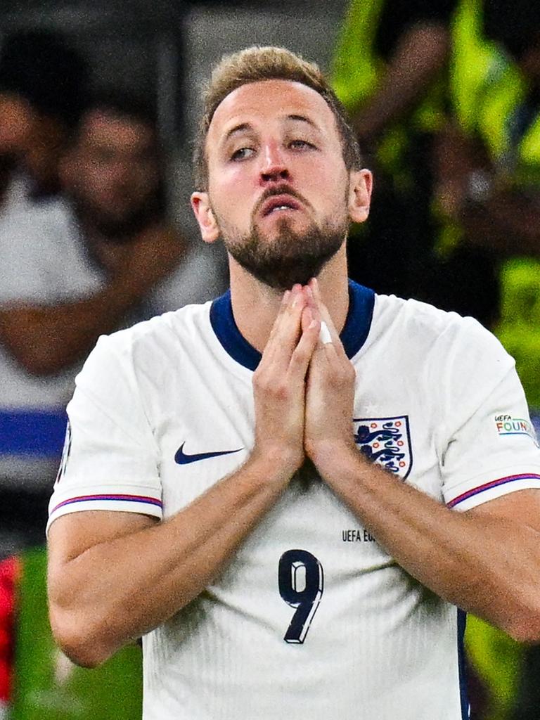 Harry Kane’s face said it all. Photo by Jewel SAMAD / AFP.